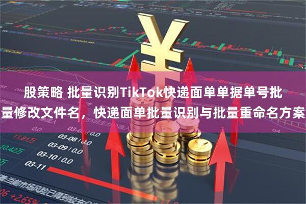 股策略 批量识别TikTok快递面单单据单号批量修改文件名，快递面单批量识别与批量重命名方案