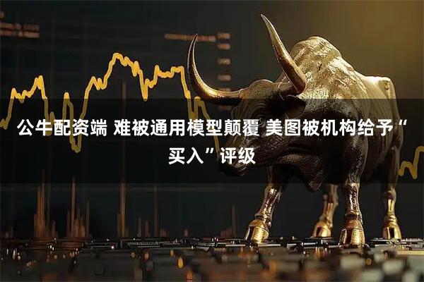 公牛配资端 难被通用模型颠覆 美图被机构给予“买入”评级
